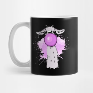 Funny Llama - Blowing Bubble Gum Mug